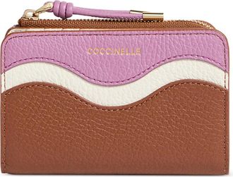 Coccinelle Portafoglio Nami piccolo con zip - Marrone