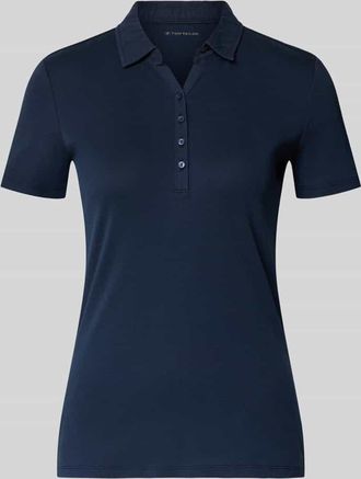 Tom Tailor Regular Fit Poloshirt aus reiner Baumwolle in Dunkelblau, Gr&ouml;&szlig;e XXXL