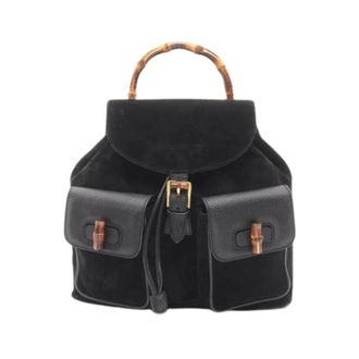 Gucci Pre-owned Backpacks, female, Black, Size: ONE SIZE Pre-owned Vintage Backpack