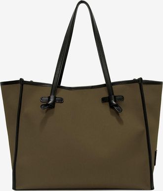 Gianni Chiarini Shopper aus Canvas und Leder Marcella