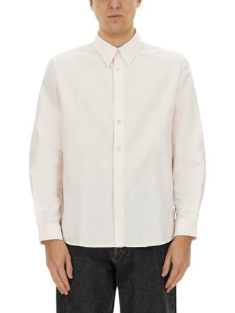 A.P.C. White Regular Solid Shirt