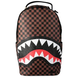 Sprayground Sprayground, Tassen, unisex, Bruin, ONE Size, Leer, Check 2 Emboss Backpack