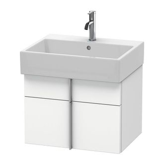 Duravit Duravit Vero Air Mueble De Pared 58,4 X 43,1 Cm, 1 Caj&oacute;n, 1 Extra&iacute;ble, Para Vero Air 235060, Color (frente/cuerpo): Blanco Mate Decoraci&oacute;n - Va6505018