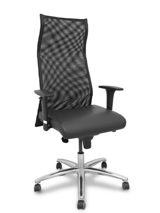 Piqueras y Crespo Sill&oacute;n Albacete Malla Xl Similpiel Negro Hasta 160kg