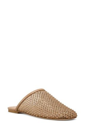 Stuart Weitzman Bareitall Mesh Mule in Adobe Beige at Nordstrom, Size 10.5