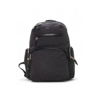 HUGO BOSS Tassen, Heren, Grijs, ONE Size, Polyester, Highway ML Rugzak
