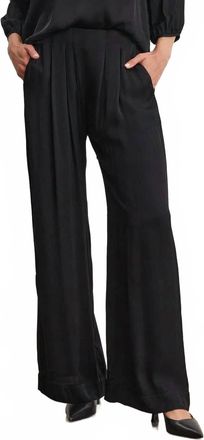 Velvet Rhetta Satin Pant - Plus In Black