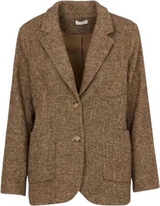Jcsophie Vesten - Dames - Blazers - Bruin - M - Jassen