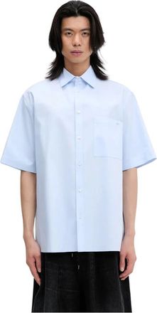 Darkpark Darkpark, Overhemden, Heren, Blauw, M, Katoen, Vale Short Sleeve Shirt