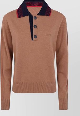 N&deg;21 wool polo jumper