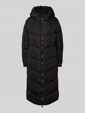 Zabaione Steppmantel mit Kapuze in Black, Gr&ouml;&szlig;e S