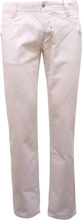 Dolce & Gabbana Stijlvolle Strakke Broek - Heren - Regular Fit Jeans - Wit - W35 - Jeans
