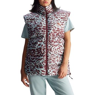 adidas by Stella McCartney Reversible Puffer Vest in Vapour Green at Nordstrom Rack, Size Large