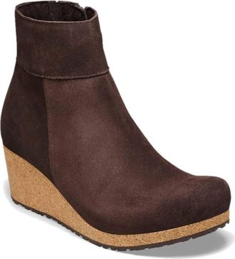 Birkenstock Womens Ebba Wedge Bootie - Narrow In Roast