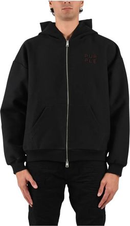 Purple Sudadera con Cristales St. Violet - Sweatshirts & Hoodies - Hombre - Negro - 2XL