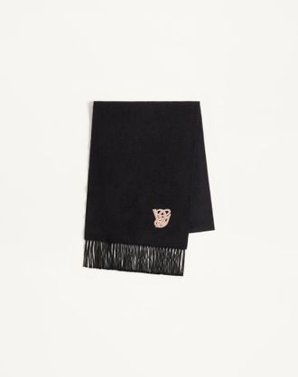 Valentino Garavani Valentino Garavani Embroidered Wool And Cashmere Scarf