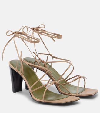 Christophe Lemaire Mignons leather sandals
