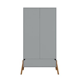 OEM Armoire 2 Portes 1 Tiroir Bellamy Lotta Gris