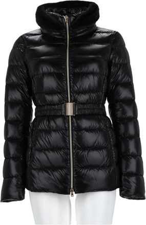 Herno Quilted Cinched Waist Polyamide Down Jacket