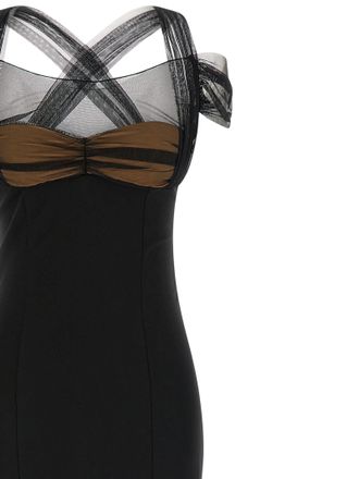 Nensi Dojaka Viscose Long Womens Dress