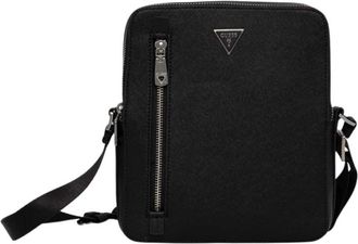 Guess Heuptas - Heren - Schoudertassen - Zwart - ONE Size - Leer - Tassen