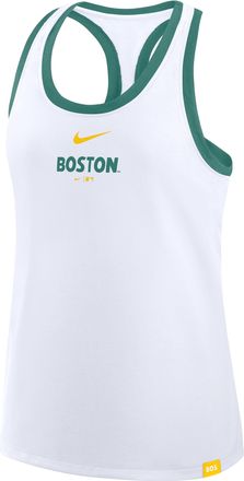 Nike Boston Red Sox Script City Connect Nike Womens MLB Racerback Tank Top in White | 03E10CPOBQ-F5J