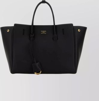 Balenciaga hampton small leather shoulder bag