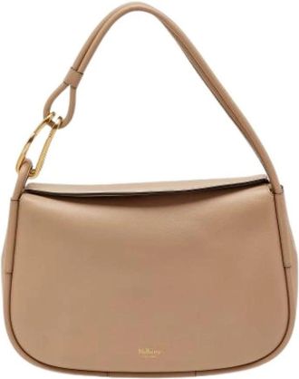 Mulberry Pre-owned Leren Schoudertas - Dames - Vintage Schoudertas - Beige - ONE Size - Leer - Vintage