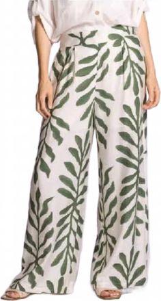 Pink Martini Riverside Pants In Green