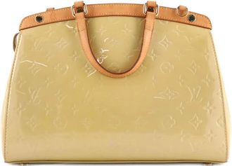 Louis Vuitton Brea Handbag Monogram Vernis MM satchel - Geel