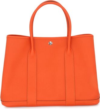 Herm&egrave;s Garden Feu Epsom Leather Handbag Tote Bag (Pre-Owned)