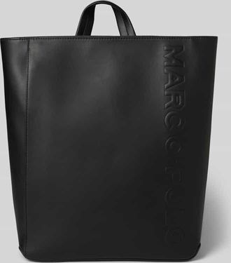 Marc O'Polo Rucksack in Lederoptik in Black, Gr&ouml;&szlig;e 1