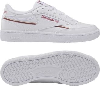 Reebok Mens Club C 85 Vegan Sneaker, White/Sedros/White, 4 UK