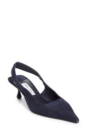 Jimmy Choo London Amel Pointed Toe Slingback Pump in Marine at Nordstrom, Size 10.5Us