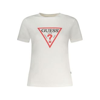 Guess Witte Biokatoenen Dames T-Shirt