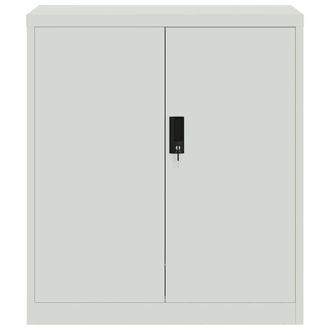 Berkfield Home Durable File Cabinet Light Grey 79x40x90 cm Steel | Size: 79 x 40 x 90 cm