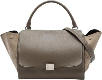 Celine Pre-owned Trapeze - Dames - Vintage Handtas - Bruin - ONE Size - Leer - Vintage