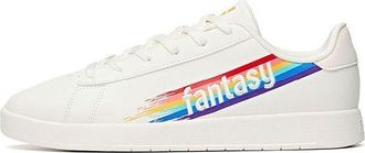 Anta (WMNS) ANTA Skateboarding Series Sneakers White with Rainbow 122038061-2