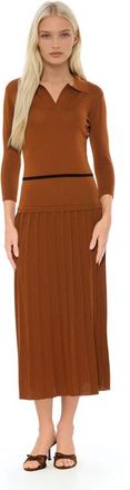 Alexia Admor Sable Dress in Camel at Nordstrom, Size X-Large
