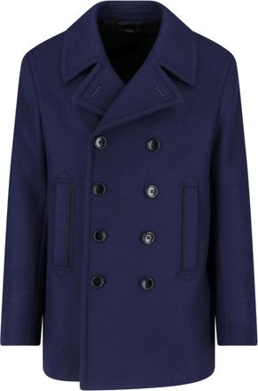 Tom Ford Caban Doppiopetto In Lana
