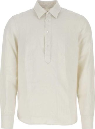 Aspesi Off White Linen Shirt