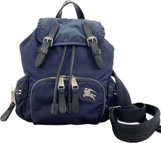 Burberry Navy Backpack (Pre-Owned)