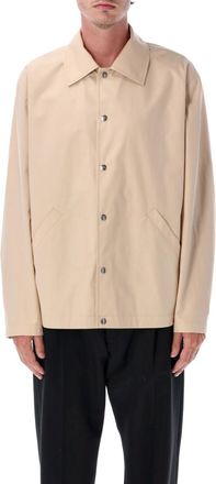 Jil Sander Beige Logo Jacket