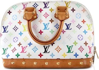 Louis Vuitton Alma Handbag Monogram Multicolor PM satchel - White
