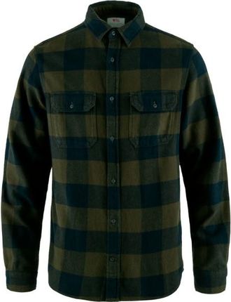 Fj&auml;llr&auml;ven &Ouml;vik Heavy Flannel Shirt Hemd f&uuml;r Herren | schwarz