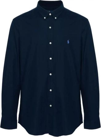 Ralph Lauren Navy Shirt voor Mannen - Heren - Casual Overhemden - Blauw - M - Overhemden