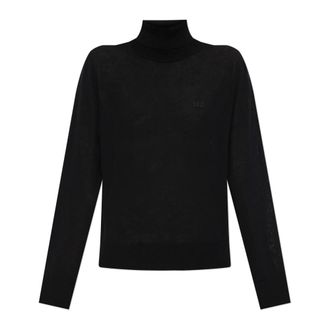 Dsquared2 Wollen coltrui - Dames - Coltruien - Zwart - 2XS - Wol - Truien & Vesten