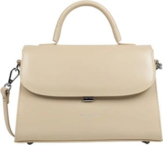 Lancaster Suave Even Crossbody Tas - Dames - Tassen - Beige - Maat: ONE Size Leer