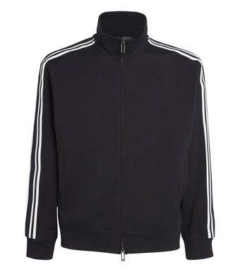 Emporio Armani ASV Full-zip Sweatshirt In Jersey With Logo Bands Size M