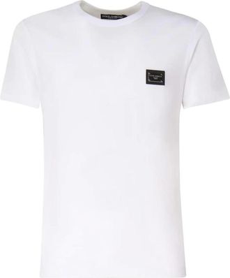 Dolce & Gabbana T-shirt - Heren - T-shirts - Wit - S - Tops